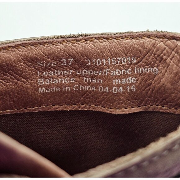 Dansko Women's Beige Suede Leather Deni Fringe Mules Clogs Size 6.5 (37) 2976 - Picture 6 of 16